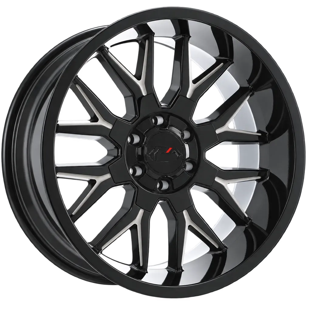 XR Forged Offroad XR101 Gloss Black - Milled Edge wheel